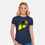 Hedgehog Glitch-Womens-Fitted-Tee-rmatix