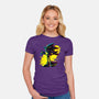 Hedgehog Glitch-Womens-Fitted-Tee-rmatix