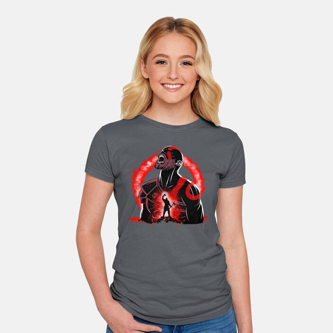 Spartan Rage-Womens-Fitted-Tee-rmatix