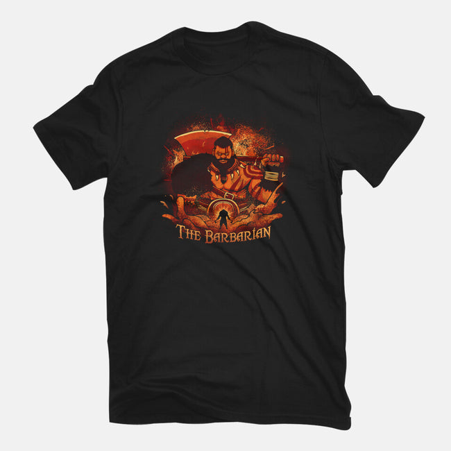 The Dungeon Barbarian-Womens-Fitted-Tee-grevalra