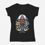 Mighty Animals-Womens-V-Neck-Tee-jrberger