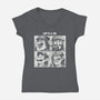 Let's A Be-Womens-V-Neck-Tee-Arigatees
