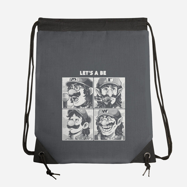 Let's A Be-None-Drawstring-Bag-Arigatees