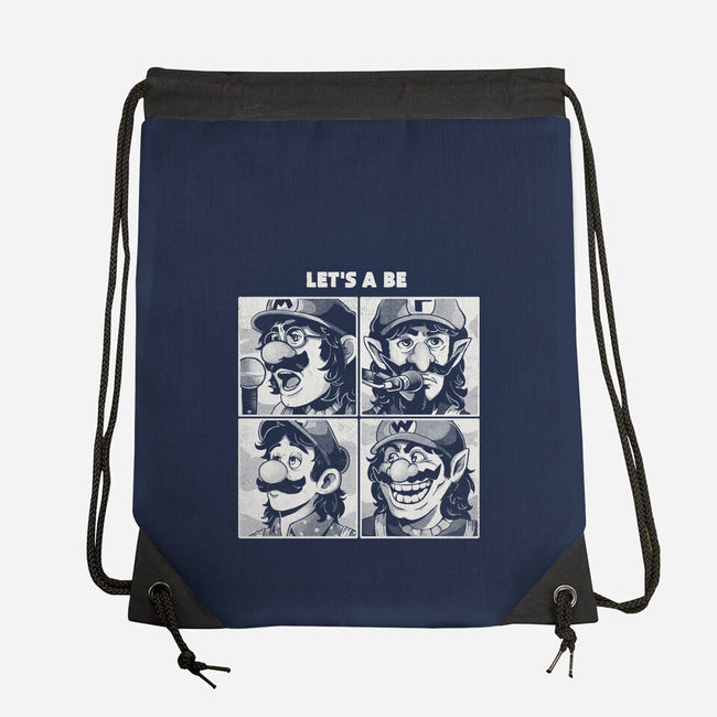 Let's A Be-None-Drawstring-Bag-Arigatees