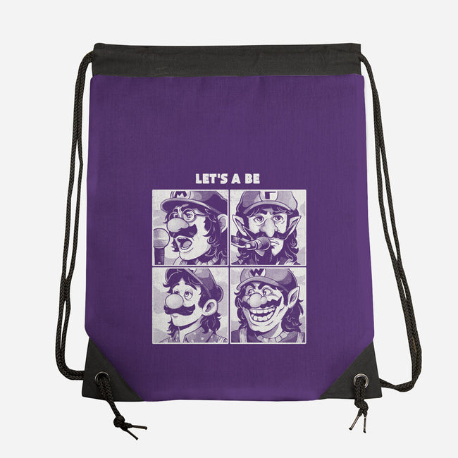 Let's A Be-None-Drawstring-Bag-Arigatees