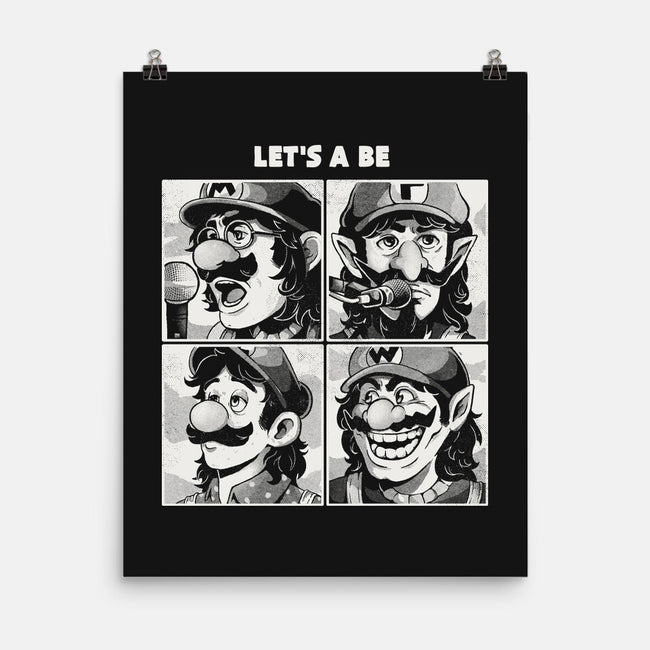 Let's A Be-None-Matte-Poster-Arigatees