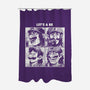 Let's A Be-None-Polyester-Shower Curtain-Arigatees