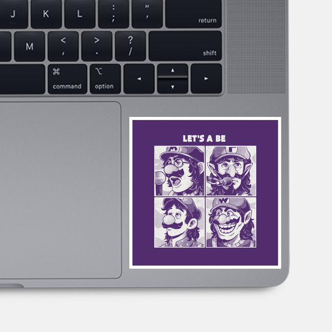 Let's A Be-None-Glossy-Sticker-Arigatees