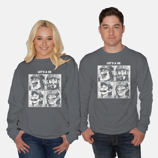 Let's A Be-Unisex-Crew Neck-Sweatshirt-Arigatees
