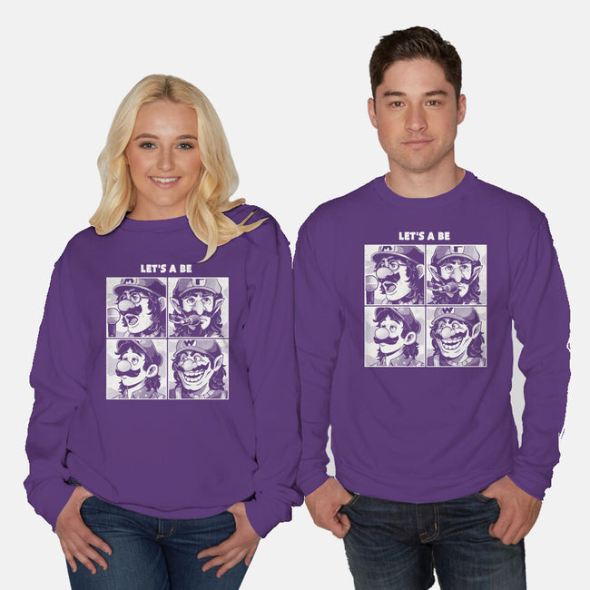 Let's A Be-Unisex-Crew Neck-Sweatshirt-Arigatees