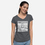 Princess Del Rey-Womens-V-Neck-Tee-Arigatees