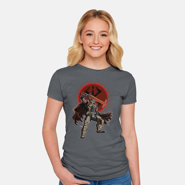 Berserk Doom-Womens-Fitted-Tee-nickzzarto