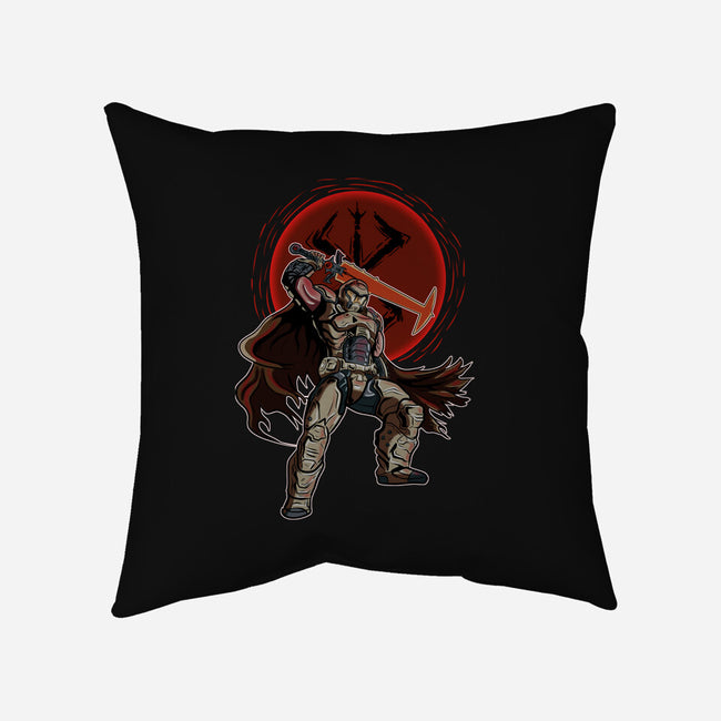 Berserk Doom-None-Removable Cover w Insert-Throw Pillow-nickzzarto