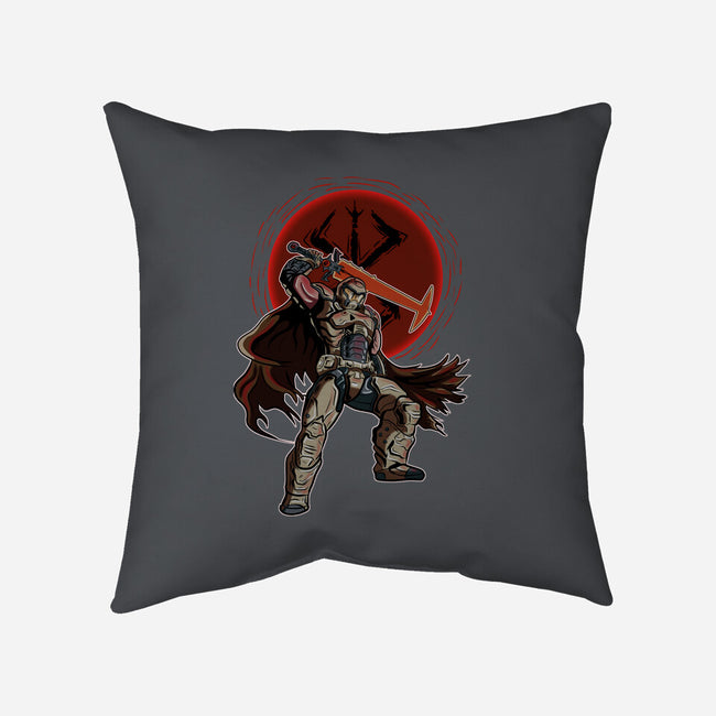 Berserk Doom-None-Removable Cover w Insert-Throw Pillow-nickzzarto