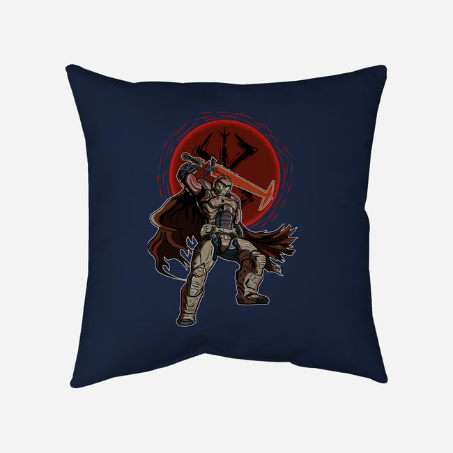 Berserk Doom-None-Removable Cover w Insert-Throw Pillow-nickzzarto