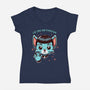 Pawspurr-Womens-V-Neck-Tee-palmstreet