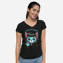Pawspurr-Womens-V-Neck-Tee-palmstreet