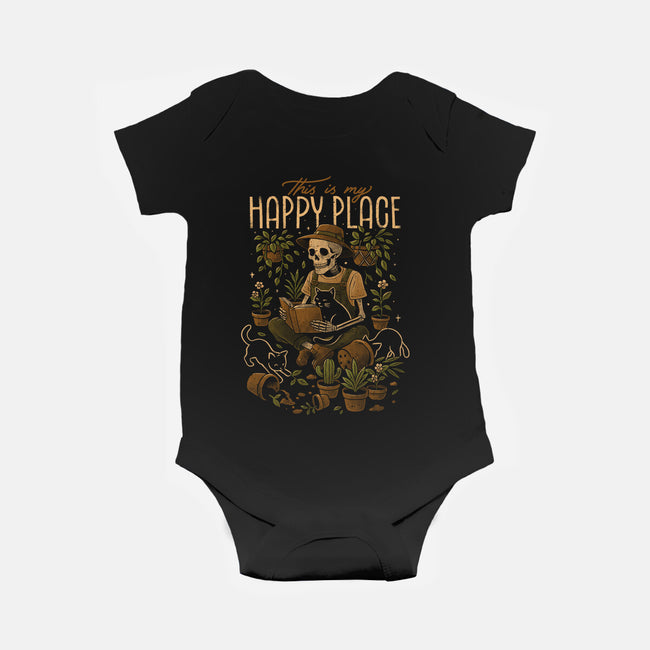 This Is My Happy Place-Baby-Basic-Onesie-eduely