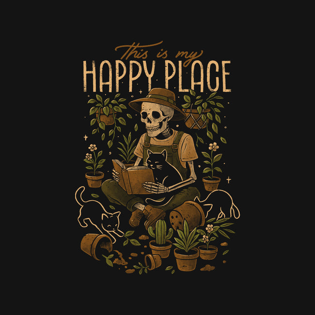 This Is My Happy Place-Youth-Crew Neck-Sweatshirt-eduely