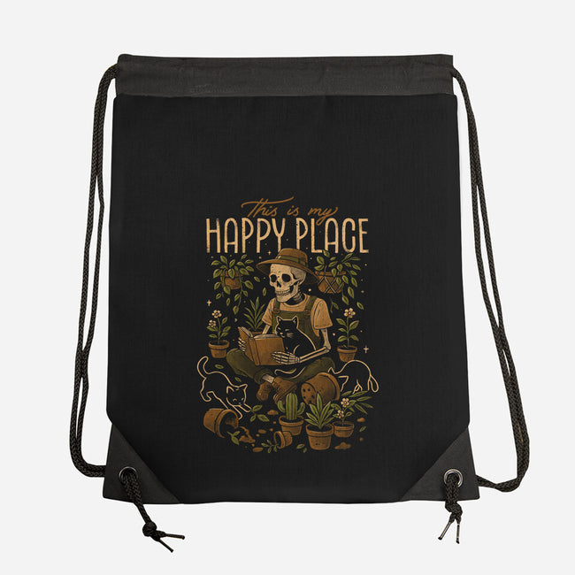This Is My Happy Place-None-Drawstring-Bag-eduely