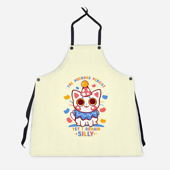 Yet I Remain Silly-Unisex-Kitchen-Apron-TechraNova
