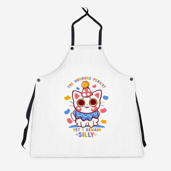 Yet I Remain Silly-Unisex-Kitchen-Apron-TechraNova
