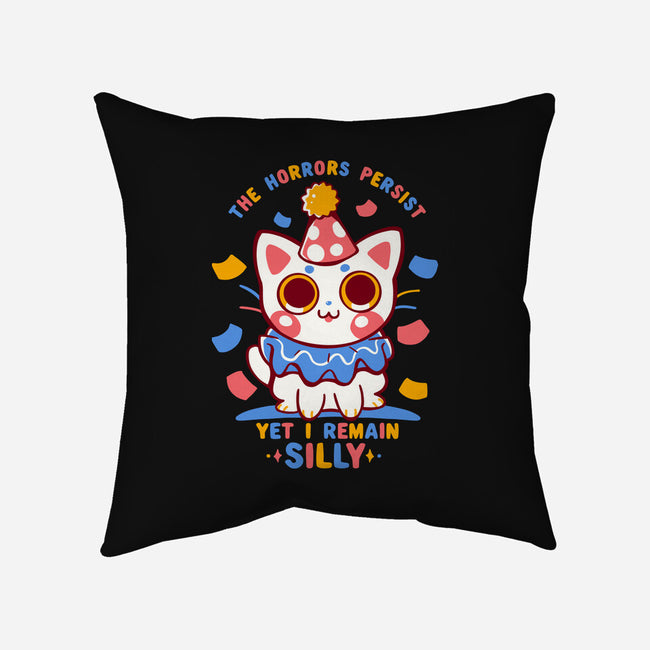 Yet I Remain Silly-None-Removable Cover w Insert-Throw Pillow-TechraNova