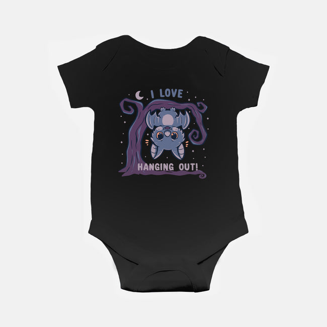 I Love Hanging Out-Baby-Basic-Onesie-TechraNova