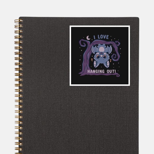 I Love Hanging Out-None-Glossy-Sticker-TechraNova