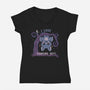 I Love Hanging Out-Womens-V-Neck-Tee-TechraNova