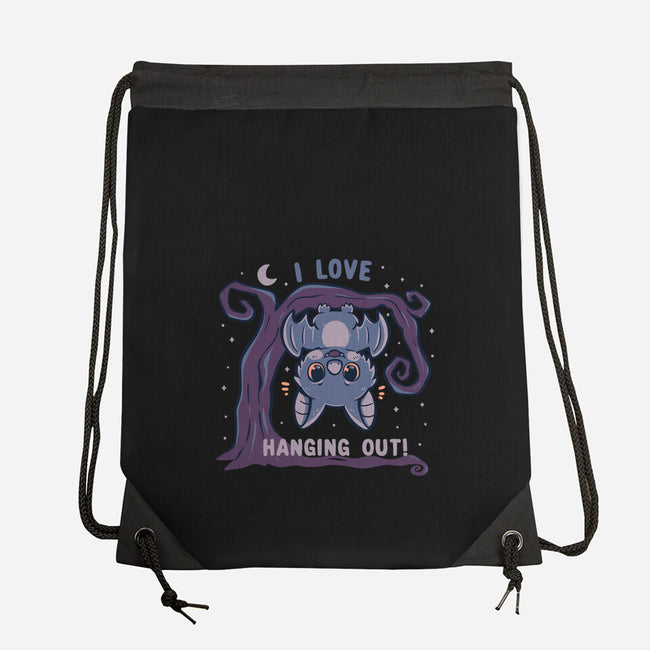 I Love Hanging Out-None-Drawstring-Bag-TechraNova