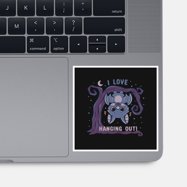 I Love Hanging Out-None-Glossy-Sticker-TechraNova