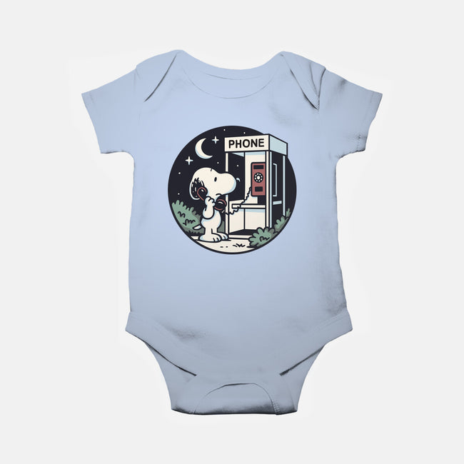 Doggy Phone Home-Baby-Basic-Onesie-Xentee