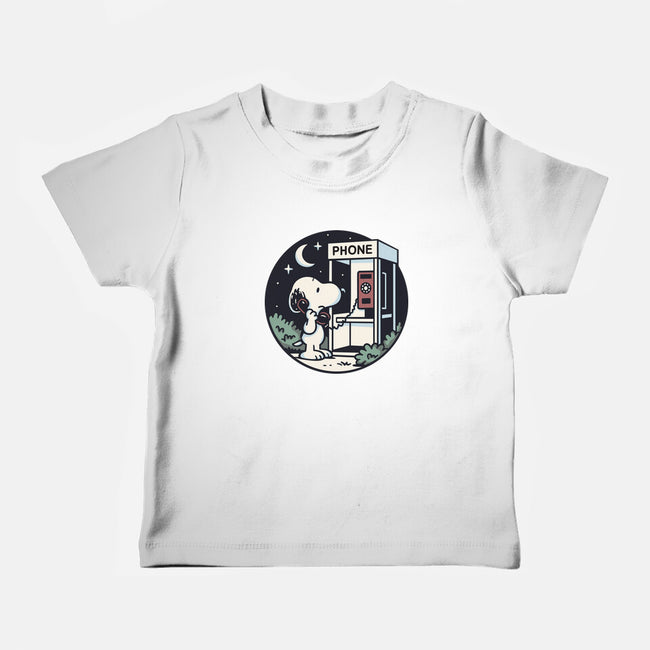 Doggy Phone Home-Baby-Basic-Tee-Xentee