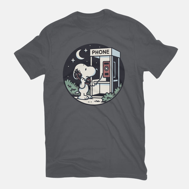 Doggy Phone Home-Mens-Heavyweight-Tee-Xentee