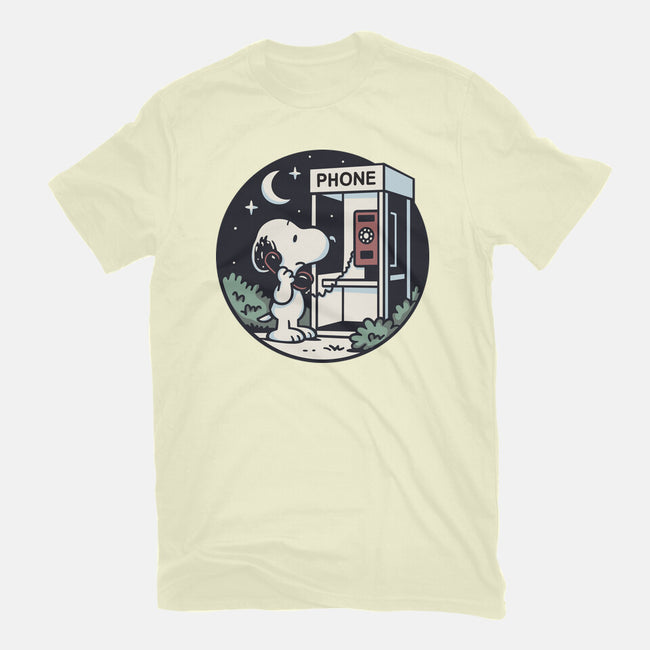 Doggy Phone Home-Mens-Premium-Tee-Xentee
