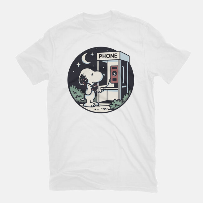 Doggy Phone Home-Womens-Fitted-Tee-Xentee