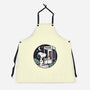 Doggy Phone Home-Unisex-Kitchen-Apron-Xentee
