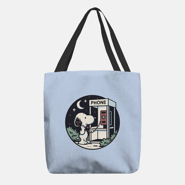 Doggy Phone Home-None-Basic Tote-Bag-Xentee