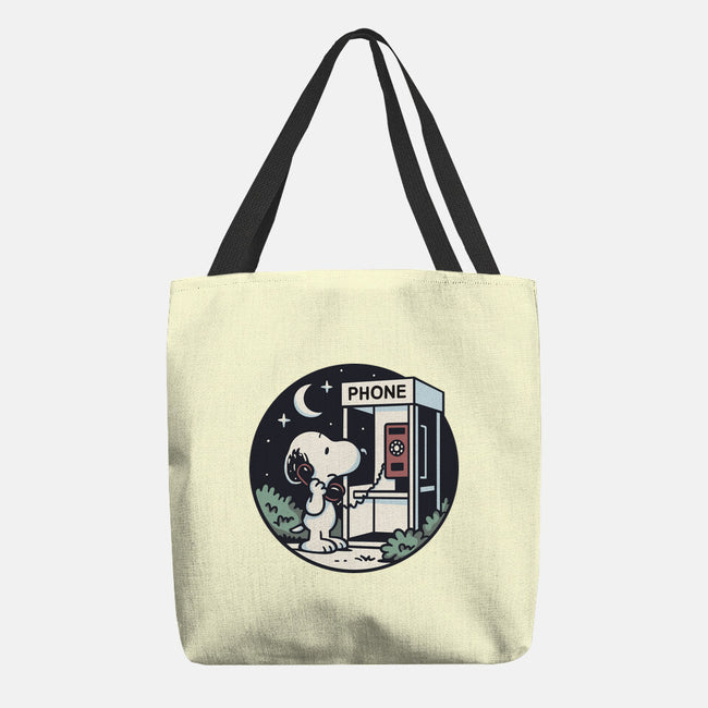 Doggy Phone Home-None-Basic Tote-Bag-Xentee