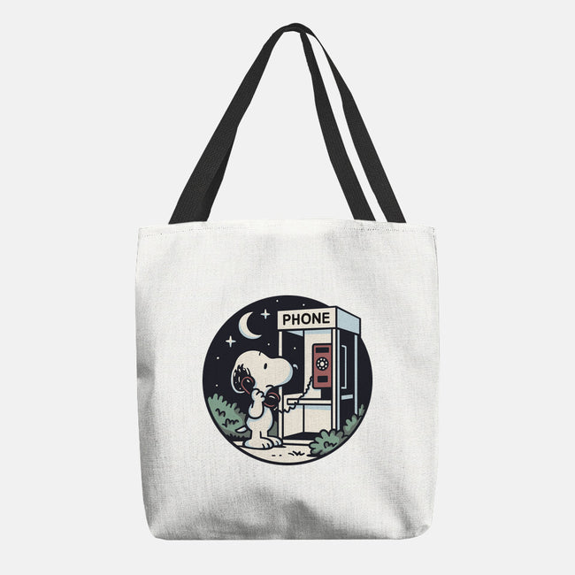 Doggy Phone Home-None-Basic Tote-Bag-Xentee