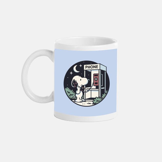 Doggy Phone Home-None-Mug-Drinkware-Xentee