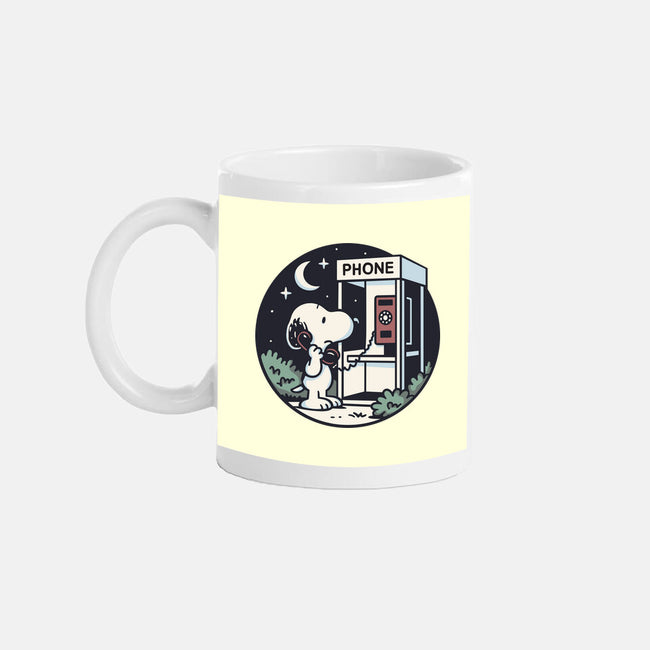 Doggy Phone Home-None-Mug-Drinkware-Xentee