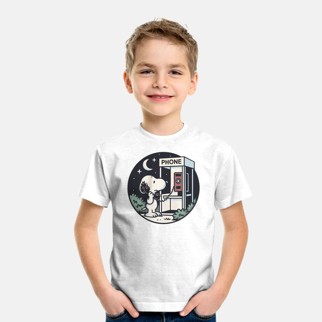 Doggy Phone Home-Youth-Basic-Tee-Xentee