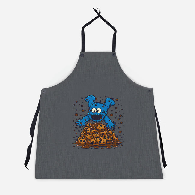Cookie Dive-Unisex-Kitchen-Apron-Xentee