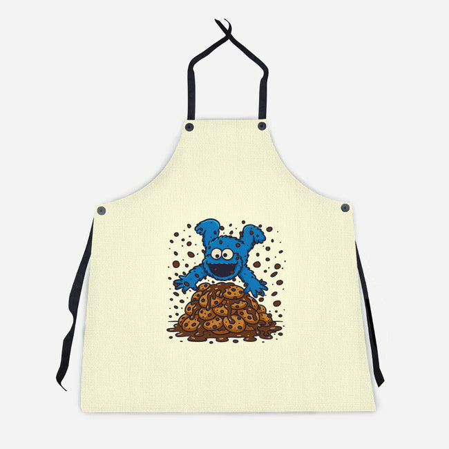Cookie Dive-Unisex-Kitchen-Apron-Xentee