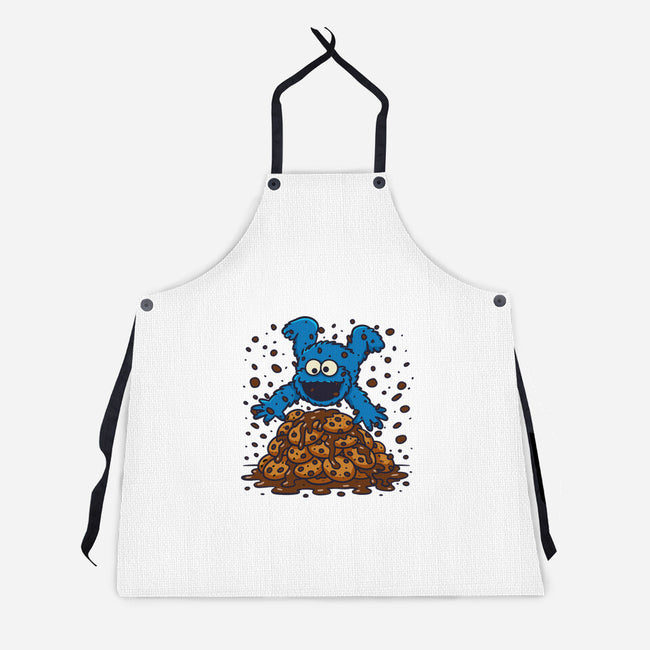 Cookie Dive-Unisex-Kitchen-Apron-Xentee