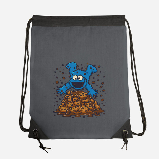Cookie Dive-None-Drawstring-Bag-Xentee