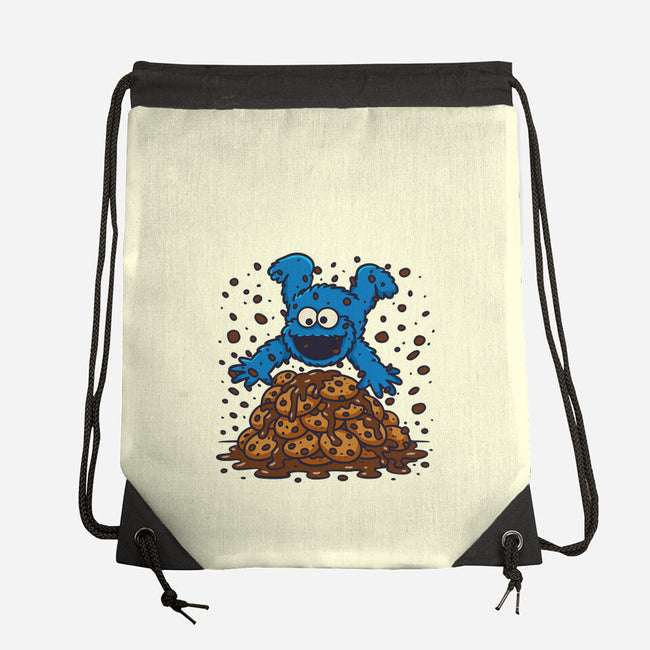 Cookie Dive-None-Drawstring-Bag-Xentee