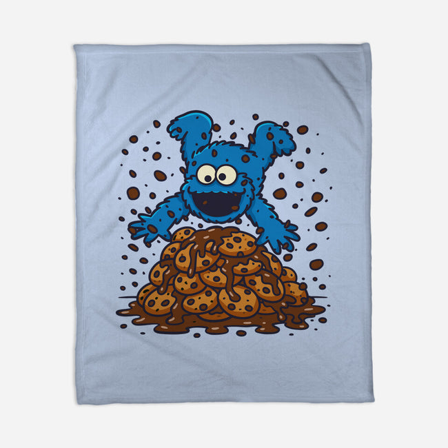 Cookie Dive-None-Fleece-Blanket-Xentee